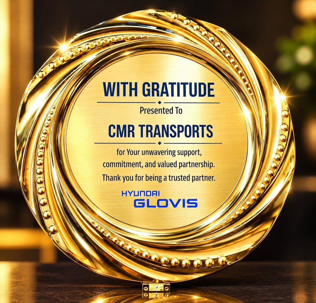 Hyundai Glovis Partner Award